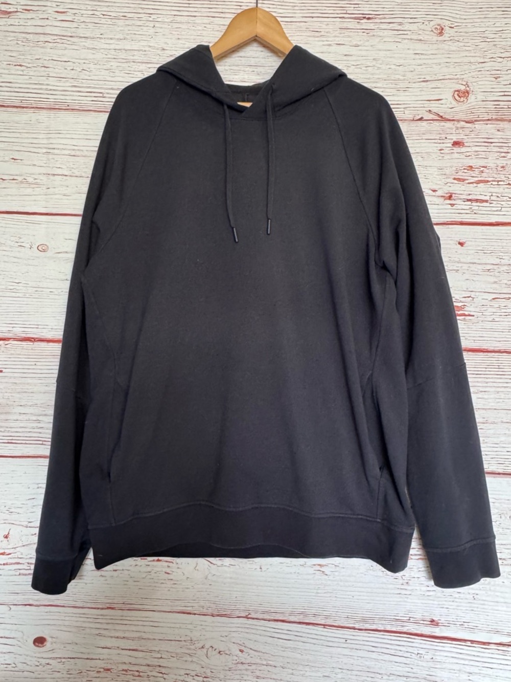Lululemon City Sweat Pullover Hoodie in Black Sz XL